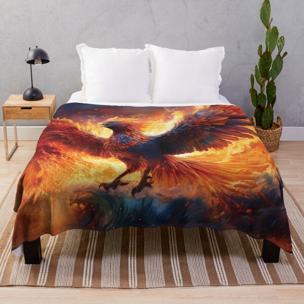 Item preview, Epic Phoenix Rising from Fire Ocean designed and sold by MDKey DESIGN.