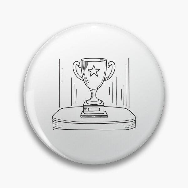Item preview, A varsity trophy placed on a table in the hallway in sketch style designed and sold by rasagamastore.