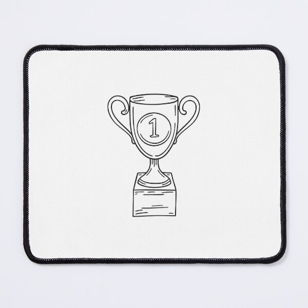 Item preview, A varsity trophy with an engraved plaque in hand drawn style designed and sold by rasagamastore.