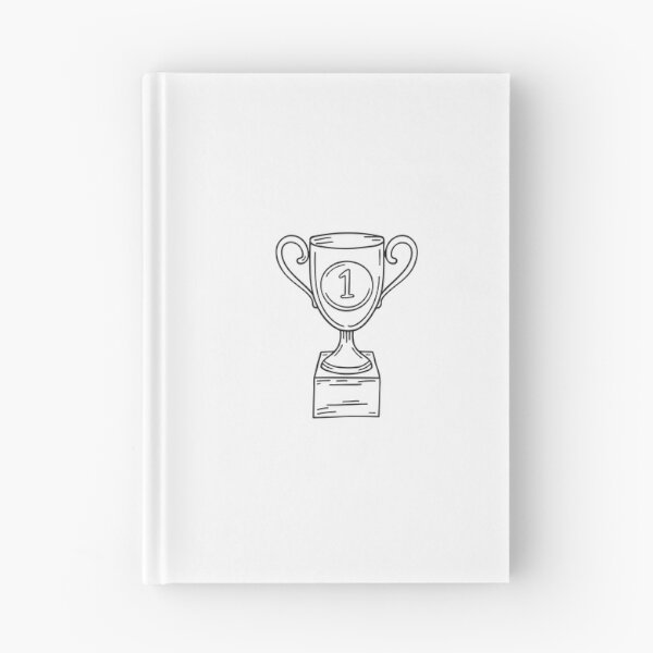 Item preview, A varsity trophy with an engraved plaque in hand drawn style designed and sold by rasagamastore.