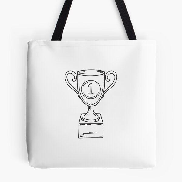 Item preview, A varsity trophy with an engraved plaque in hand drawn style designed and sold by rasagamastore.