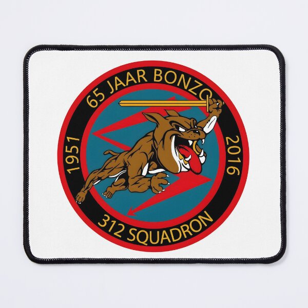 Item preview, 312 Squadron RNLAF 65 Jaar Bonzo Anniversary Patch designed and sold by CharlieDesings.