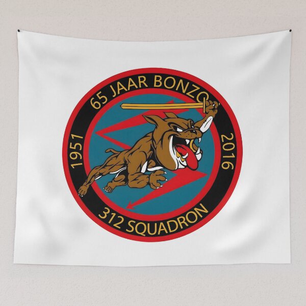Item preview, 312 Squadron RNLAF 65 Jaar Bonzo Anniversary Patch designed and sold by CharlieDesings.