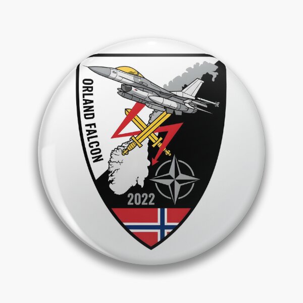 Item preview, RNoAF F-16 Orland Falcon 2022 Farewell Patch designed and sold by CharlieDesings.