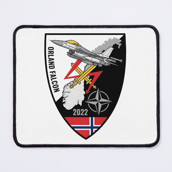 Item preview, RNoAF F-16 Orland Falcon 2022 Farewell Patch designed and sold by CharlieDesings.