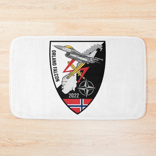 Item preview, RNoAF F-16 Orland Falcon 2022 Farewell Patch designed and sold by CharlieDesings.
