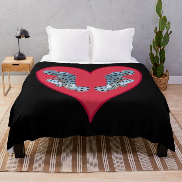 Item preview, Mirrored Panther Grouper Heart * Graphic Nature Illustration |  designed and sold by Photo & Design Ute Niemann.