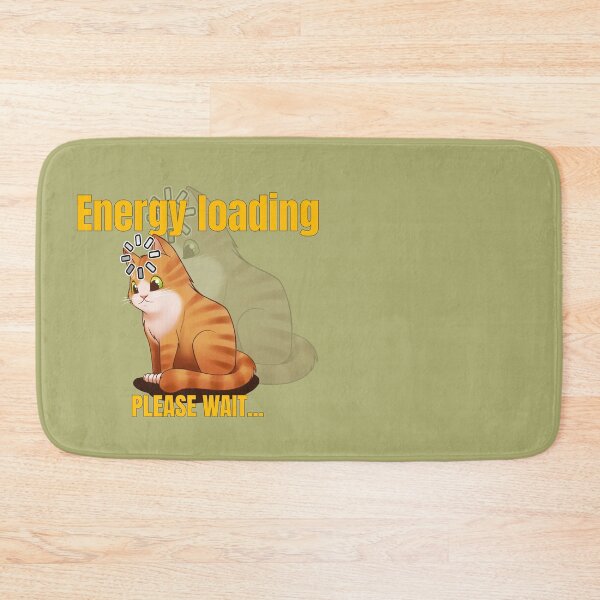 Item preview, Cat Energy loading, please wait designed and sold by PoddighiArt.