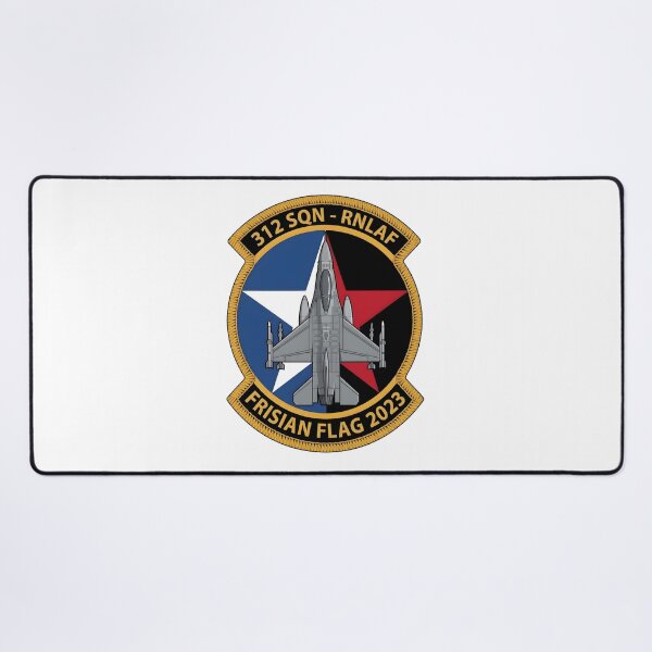 Item preview, 312 SQN RNLAF Frisian Flag 2023 Patch designed and sold by CharlieDesings.