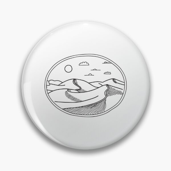 Artikelvorschau, Eine weite Wüste mit verstreuten Dünen in einer Kritzelei entworfen und verkauft von rasagamastore.