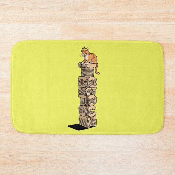 Item preview, Royal Ginger Cat Do Not Touch Scratching Post Sassy Tabby Pet Humor Pop Art designed and sold by Rare By Hero.