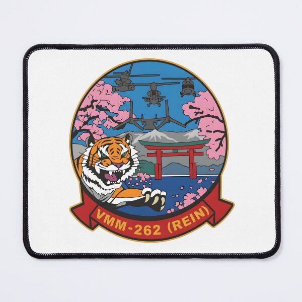 Item preview, USMC VMM-262 Reinforced Flying Tigers Okinawa Patch designed and sold by CharlieDesings.