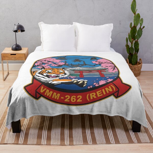 Item preview, USMC VMM-262 Reinforced Flying Tigers Okinawa Patch designed and sold by CharlieDesings.