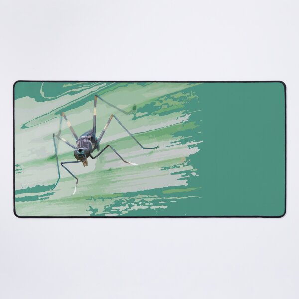 Item preview, stilt-legged fly on green turmeric leaf. designed and sold by MiMee4451.