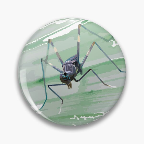 Item preview, stilt-legged fly on green turmeric leaf. designed and sold by MiMee4451.