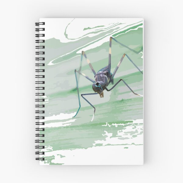 Item preview, stilt-legged fly on green turmeric leaf. designed and sold by MiMee4451.