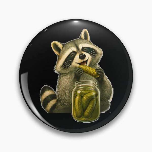 Item preview, Raccoon Eating Pickles designed and sold by AMCreatix.