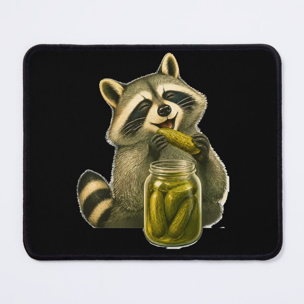 Item preview, Raccoon Eating Pickles designed and sold by AMCreatix.