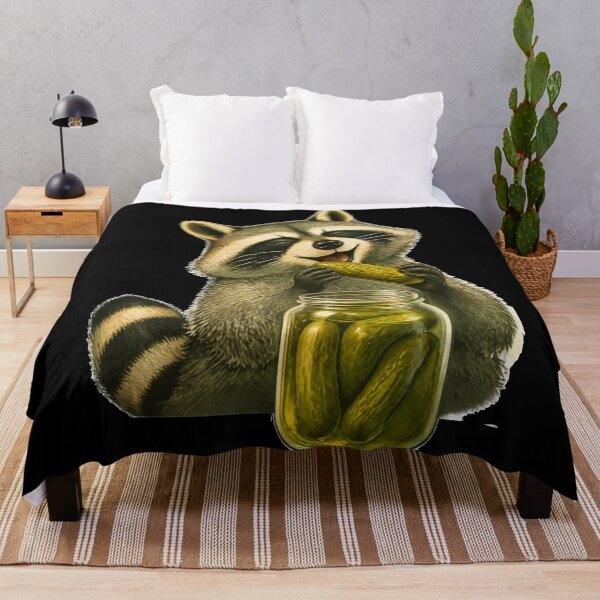 Item preview, Raccoon Eating Pickles designed and sold by AMCreatix.