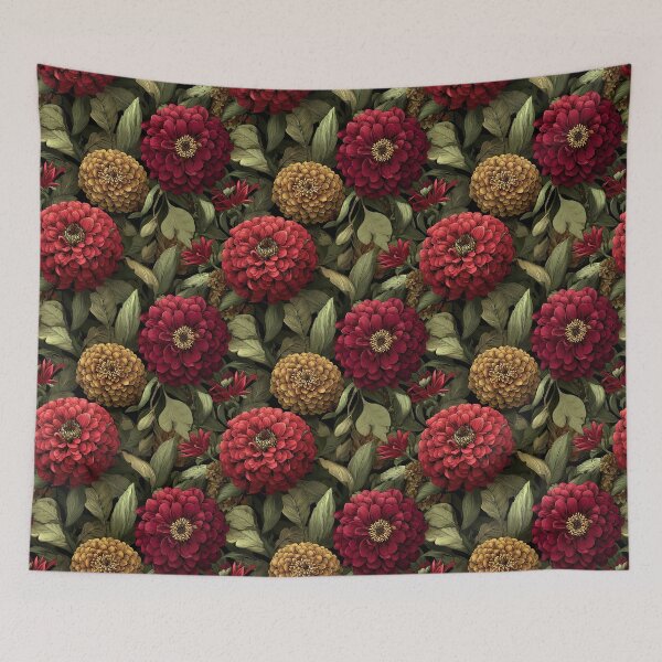 Item preview, Minimalistic Zinnia Texture - Hawaiian Flower Pattern - Birthday Gifts For Girlfriend designed and sold by RoyalStarsPatts.