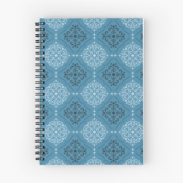 Item preview, Blue Damask Seamless Pattern with Vintage Ornamental Flourishes designed and sold by PowerAntShop.