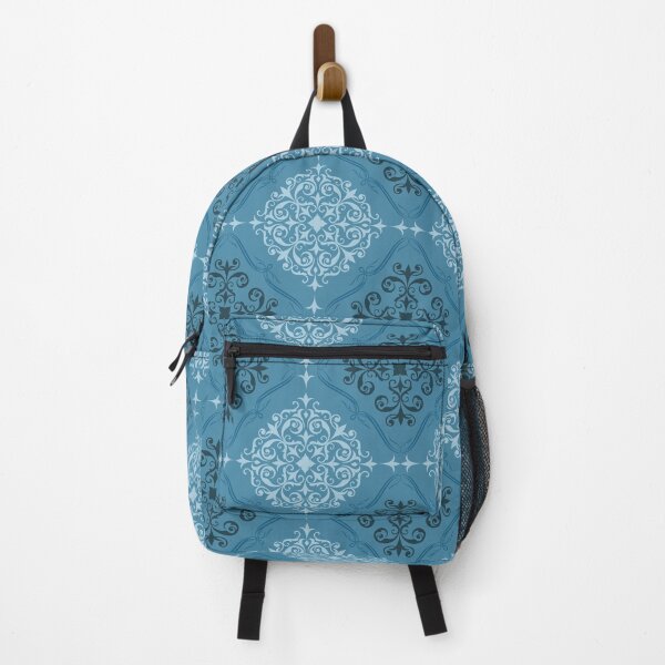 Item preview, Blue Damask Seamless Pattern with Vintage Ornamental Flourishes designed and sold by PowerAntShop.