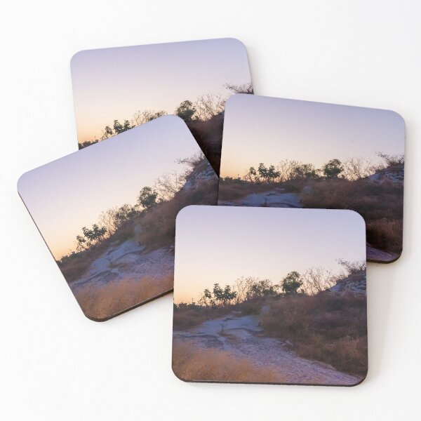 Item preview, Sunset Over Dry Rocky Path And Hill With Wild Grasses At Twilight In Countryside designed and sold by Nmallia.