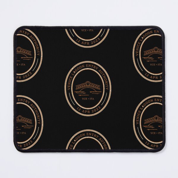 Item preview, Venice Mid‑Century Passport Stamp Retro Travel Sticker designed and sold by stickercuffs.