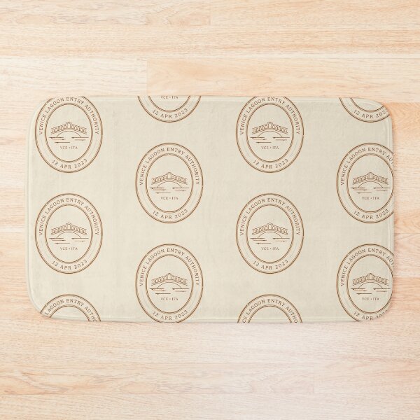 Item preview, Venice Mid‑Century Passport Stamp Retro Travel Sticker designed and sold by stickercuffs.
