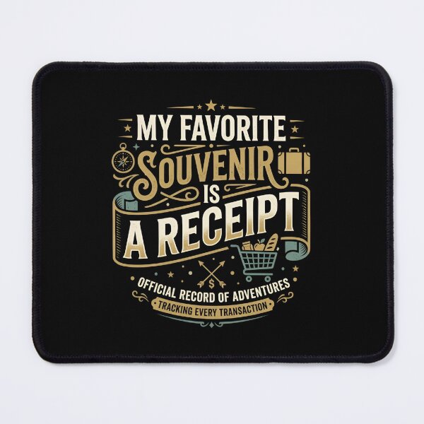 Item preview, My Favorite Souvenir Is A Receipt Travel Humor designed and sold by DuckOddity.