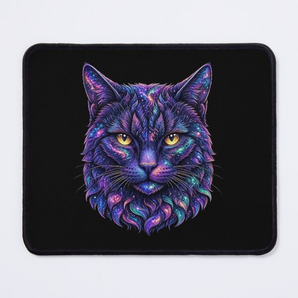 Item preview, Cosmic Cat Illustration, Galaxy Night Art designed and sold by gkhanco.