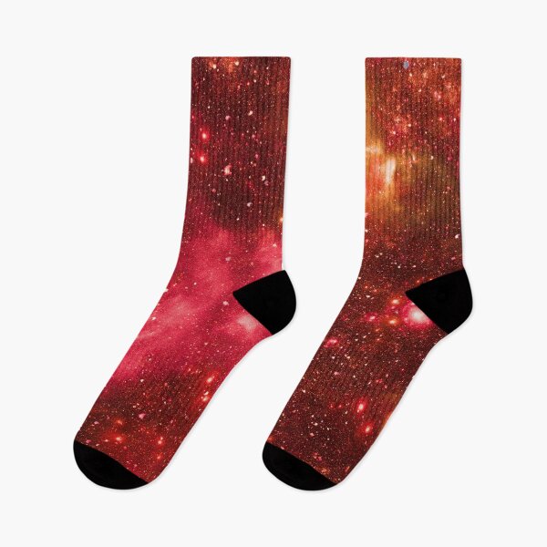 Item preview, Infinite Cosmic Horizon – Deep Space Star Cluster Art | Red designed and sold by Frohyou.
