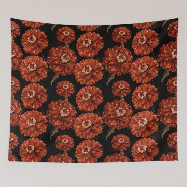 Item preview, Fresh Zinnia Print  - Birthday Flower Pattern - Birthday Gifts For Him designed and sold by RoyalStarsPatts.