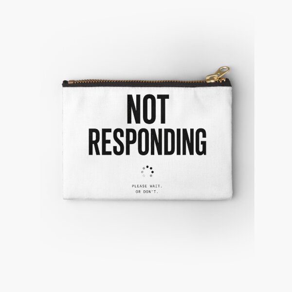 Item preview, Not Responding - Introvert Humor | Social Battery Minimalist Design designed and sold by notokstudio.