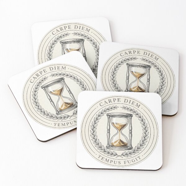 Item preview, Carpe Diem, Tempus Fugit stoic designed and sold by StoicWall.