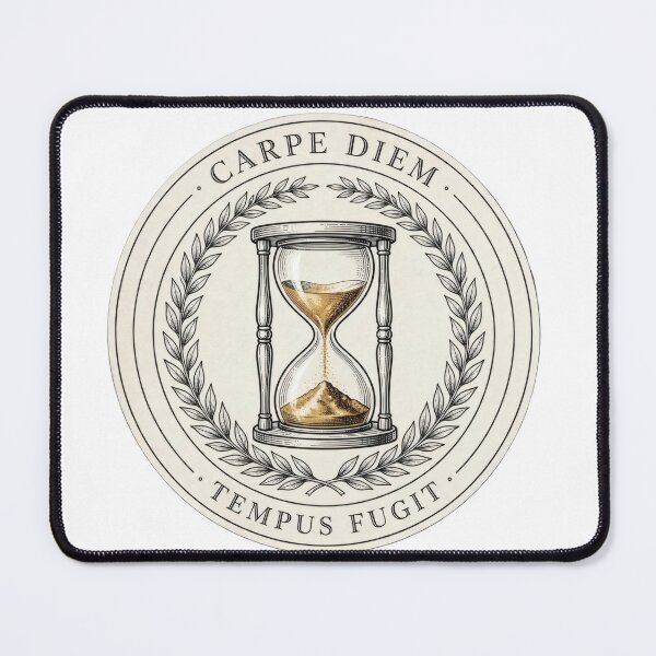 Item preview, Carpe Diem, Tempus Fugit stoic designed and sold by StoicRockStudio.