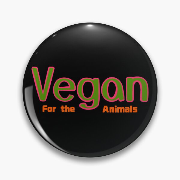 Item preview, Vegan for the animals designed and sold by Zerozombiegirl.
