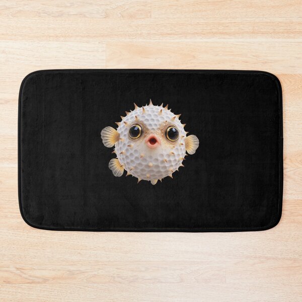 Item preview, Funny Golf Ball Pufferfish Art designed and sold by elderberry.