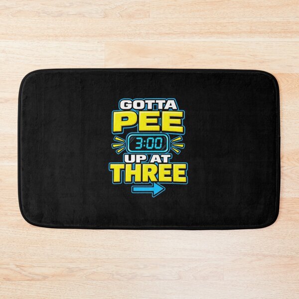Item preview, Funny Gotta Pee At Three AM Bathroom Humor Art designed and sold by elderberry.