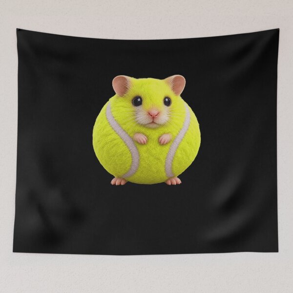 Item preview, Hamster Tennis Ball Humor designed and sold by elderberry.
