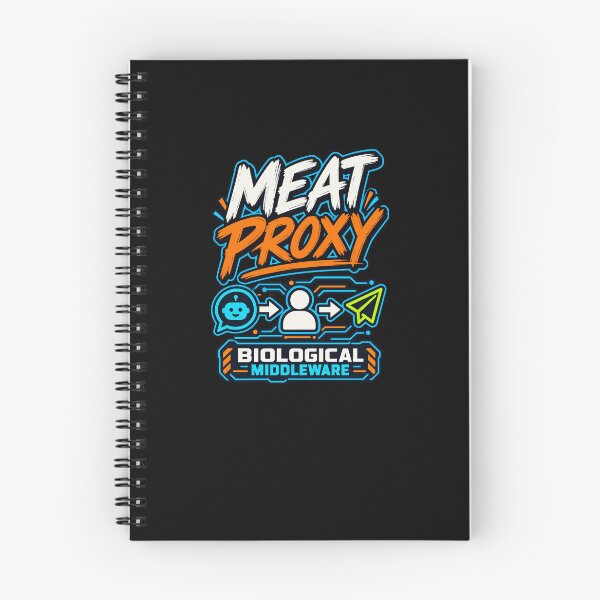 Item preview, Funny Meat Proxy Human AI Relay Art designed and sold by elderberry.