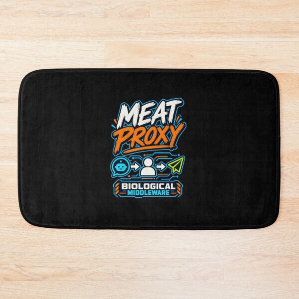 Item preview, Funny Meat Proxy Human AI Relay Art designed and sold by elderberry.