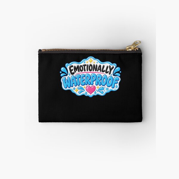 Item preview, Funny Emotionally Waterproof Makeup Humor Art designed and sold by elderberry.