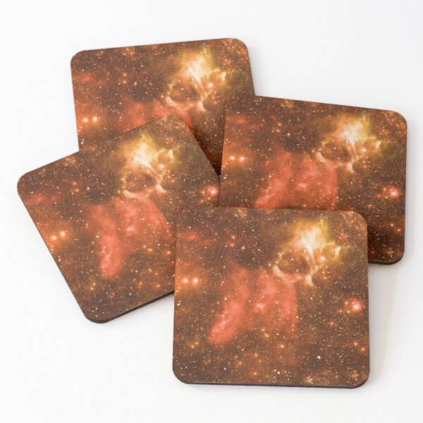 Item preview, Infinite Cosmic Horizon – Deep Space Star Cluster Art | Orange designed and sold by Frohyou.