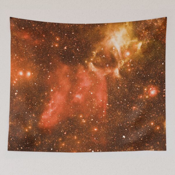 Item preview, Infinite Cosmic Horizon – Deep Space Star Cluster Art | Orange designed and sold by Frohyou.
