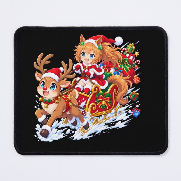 Item preview, Taiki Shuttle Uma Musume Christmas Reindeer Sleigh designed and sold by mildaclairmo.