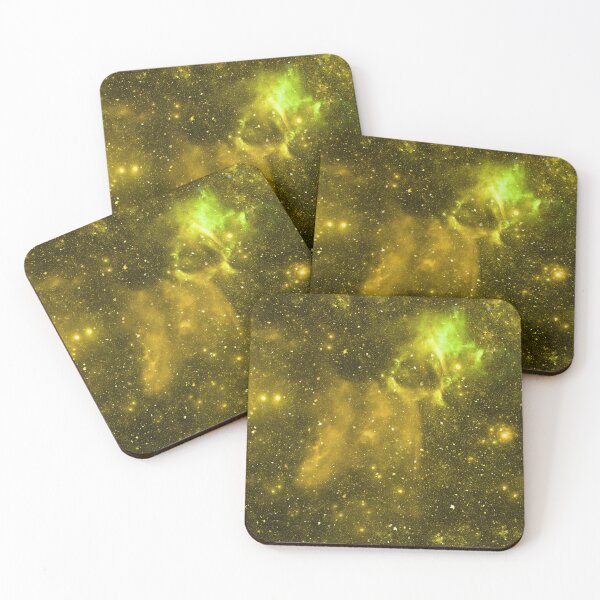 Item preview, Infinite Cosmic Horizon – Deep Space Star Cluster Art | Yellow designed and sold by Frohyou.