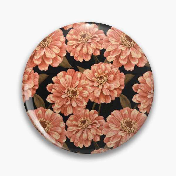 Item preview, Flourishing Zinnia Texture  - Flower Bouquet Pattern - Birthday Gifts For Husband designed and sold by RoyalStarsPatts.