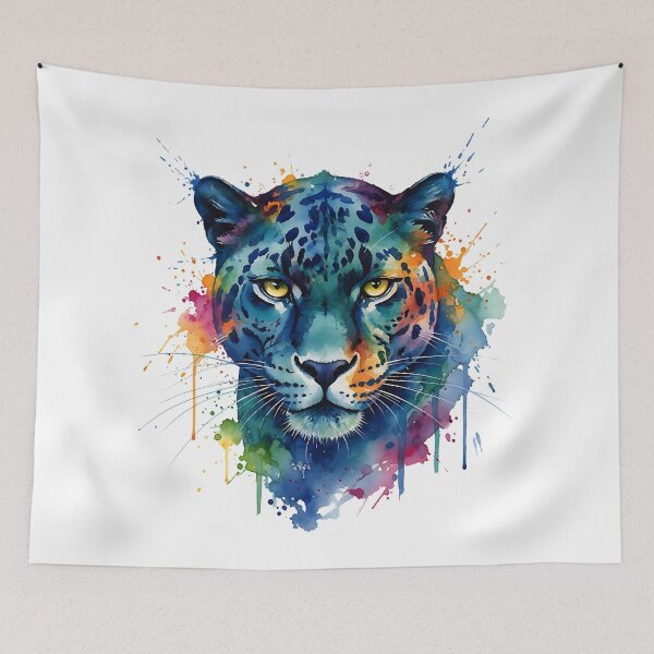 Item preview, Colorful panther essential tshirt designed and sold by Knowvhere.