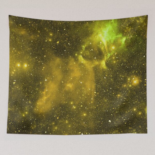 Item preview, Infinite Cosmic Horizon – Deep Space Star Cluster Art | Yellow designed and sold by Frohyou.